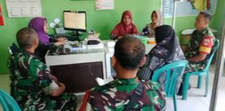 Babinsa Giatkan Pencarian Data Jumlah Balita ke Bidan Desa, Tujuannya?