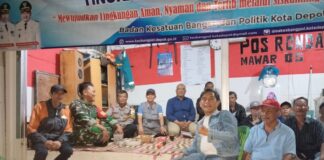 Wido Pratikno SH Ketua Buruh Depok Salut Kekompakan warga RT 05/05 Sukatani Tapos