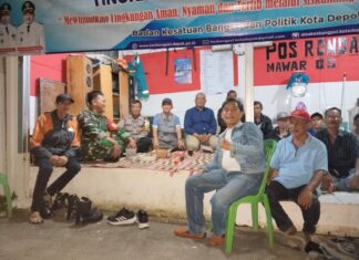 Wido Pratikno SH Ketua Buruh Depok Salut Kekompakan warga RT 05/05 Sukatani Tapos