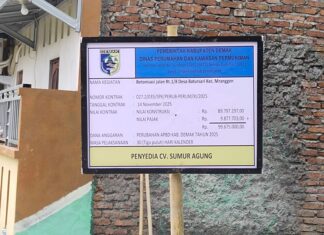 Proyek Pembangunan Betonisasi Yang Dikerjakan CV. Sumur Agung dari Dana APBD Diduga Asal-Asalan