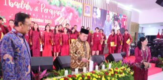 Buka Ibadah dan Perayaan Natal 2025 Kementerian ATR/BPN, Nusron: Jadikan Esensi Agama Sebagai Spirit Bekerja