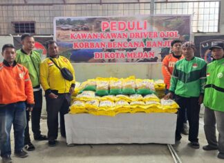Bantuan Ojol Sumut Diharapkan Meringankan Beban Korban Bencana