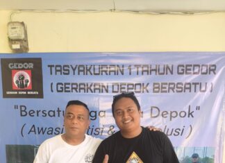 Andy Hunter Ketua Partai Prima Depok: Walaupun Usianya Baru Satu Tahun Nama GEDOR Sudah Melekat di Masyarakat Depok