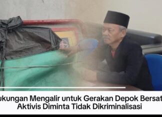 Dukungan Mengalir untuk Gerakan Depok Bersatu, Aktivis Diminta Tidak Dikriminalisasi