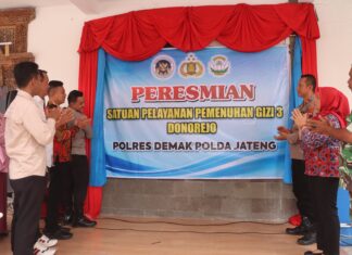 Dukung Program Presiden Prabowo, Polres Demak Operasikan SPPG Ketiga di Donorejo