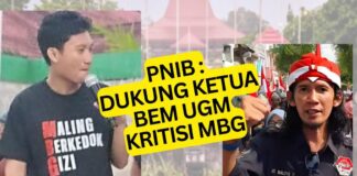 PNIB : Kritik Tajam Ketua BEM UGM Terhadap Kebijakan MBG Wujud Cinta Kepedulian Terhadap Rakyat, Pemerintah Dan Bangsa