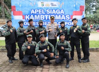 HIPAKAD Depok Hadiri Apel Siaga Kamtibmas Yang Digelar Polres Metro Depok