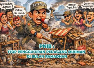PNIB : Miris ! Tidak Sweeping Rumah Makan Selama Ramadhan, Diganti Sweeping Pedagang Musiman