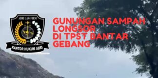 ” LONGSOR GUNUNGAN SAMPAH DI TPST BANTAR GEBANG “