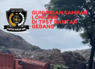” LONGSOR GUNUNGAN SAMPAH DI TPST BANTAR GEBANG “