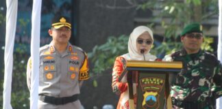 Jelang Mudik Lebaran, Polres Demak Gelar Apel Pasukan dan Dirikan 4 Pospam