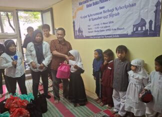 Gabungan Organisasi dan Komunitas Wartawan Kota Depok Gelar Bukber dan Santunan Yatim Piatu