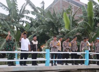 Kapolres Demak Resmikan Jembatan Penghubung Banjarejo–Wonorejo