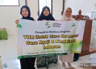 LAZISKU Salurkan Bantuan THR dan Bingkisan Lebaran untuk Guru Honorer dan Guru Ngaji di Semarang
