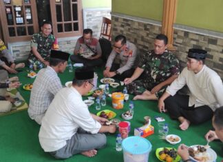 Kapolsek Cimanggis dan Camat Tapos Berhalal Bihalal Sambut Lebaran