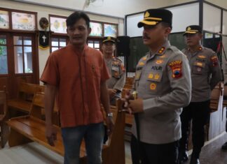 Kapolres Demak Pantau Persiapan Sabtu Suci, 240 Personel Disiagakan Amankan Pekan Suci