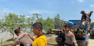 Polres Demak Intensifkan Penanganan Pascabanjir di Sejumlah Wilayah