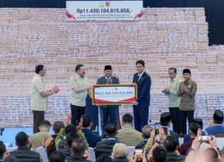 Wamen Ossy Saksikan Penyerahan Denda Administratif Rp11,4 Triliun oleh Satgas PKH sebagai Wujud Penyelamatan Kekayaan Negara