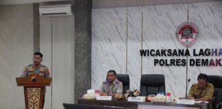 Polres Demak Soroti Optimalisasi Lahan dan Serapan Bulog dalam Rakor Ketahanan Pangan