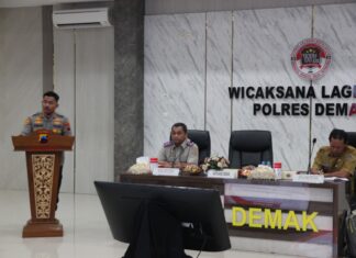 Polres Demak Soroti Optimalisasi Lahan dan Serapan Bulog dalam Rakor Ketahanan Pangan
