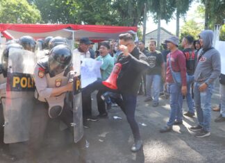 Ribuan Massa Disimulasikan, Polres Demak Matangkan Pengamanan May Day