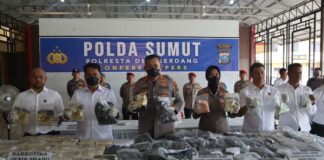 Satres Narkoba Deliserdang Gagalkan Peredaran Narkoba Jaringan Malaysia