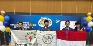 Kembangkan Drone Otonom Bernama SkyFast, Mahasiswa UPER Raih Penghargaan Bergengsi di Kompetisi Internasional SAFMC 2026 Singapura