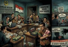 Kabut di Kaki Pangrango; Drama, Intrik, dan “Sunyi” Korupsi di Bumi Tegar Beriman