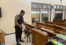Polres Demak Pastikan Ibadah Kenaikan Isa Almasih Berjalan Aman dan Khidmat