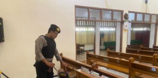 Polres Demak Pastikan Ibadah Kenaikan Isa Almasih Berjalan Aman dan Khidmat