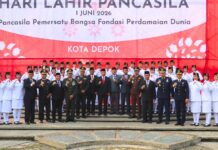 Rutan Depok Peringati Hari Lahir Pancasila,Karutan Ajak Seluruh Jajaran Untuk Teguhkan Nilai Kebangsaan