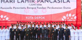 Rutan Depok Peringati Hari Lahir Pancasila,Karutan Ajak Seluruh Jajaran Untuk Teguhkan Nilai Kebangsaan