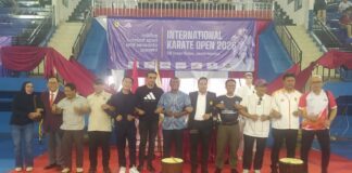 Kemeriahan Event Adidas Karate Open Championship 2026 di GOR Ciracas, Ajang Atlet Internasional berprestasi