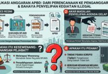 Tindakan Menyisipkan Kegiatan iIegal di Luar RPJMD ke Dalam RKA/APBD Merupakan Bentuk Kesewenang-wenangan Pejabat dan Berpotensi Kuat Masuk ke Ranah Tndak Pidana Korupsi.