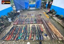 TNI Sita Puluhan Senjata Kelompok OPM Pimpinan Kopi Tua Heluka yang Kabur Lewat Sungai Dogoel