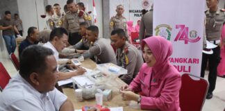 Hari Bhayangkara ke-80, Polres Demak Ajak Lintas Instansi Donorkan Darah